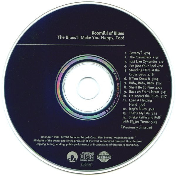 Roomful Of Blues : The Blues'll Make You Happy Too (CD, Comp, Dig)
