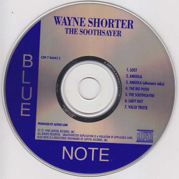 Wayne Shorter : The Soothsayer (CD, Album, RE)