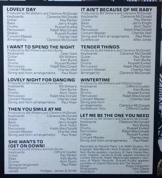 Bill Withers : Menagerie (LP, Album)