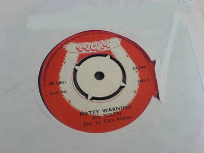 Big Youth / Glen Adams : Natty Warning / Turn Around (7")