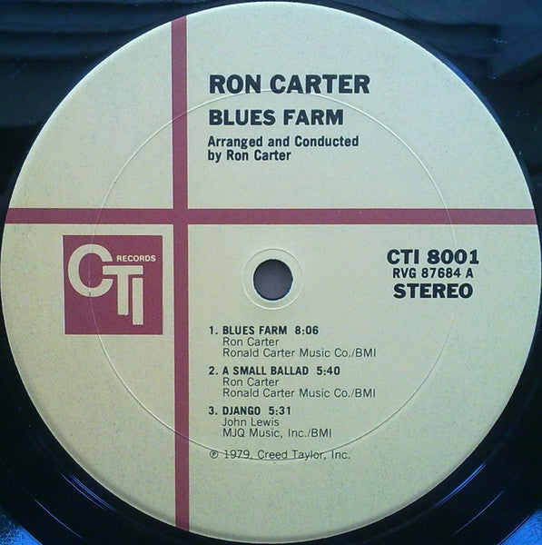 Ron Carter : Blues Farm (LP, Album, RE)