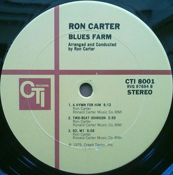 Ron Carter : Blues Farm (LP, Album, RE)