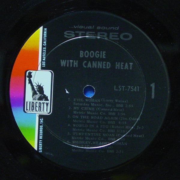 Canned Heat : Boogie With Canned Heat (LP, Album, Ind)