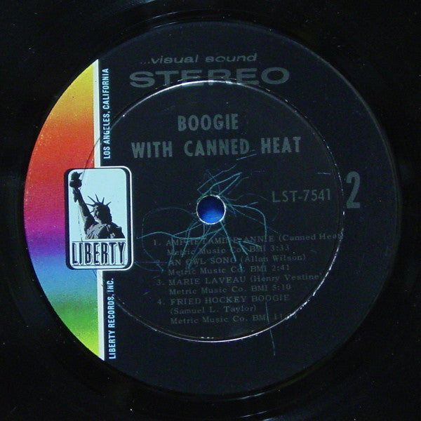 Canned Heat : Boogie With Canned Heat (LP, Album, Ind)