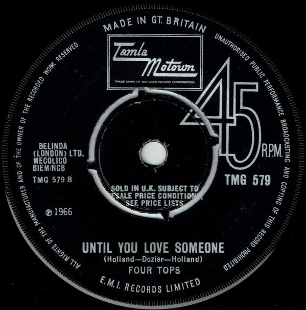 Four Tops : Reach Out I'll Be There (7", Single, 4-P)