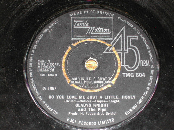Gladys Knight And The Pips : Take Me In Your Arms And Love Me (7", Single, Pus)