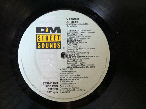 Various : Street Sounds ‘87-3 (LP, Comp)