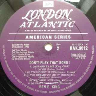 Ben E. King : Don't Play That Song! (LP, Album, Mono)