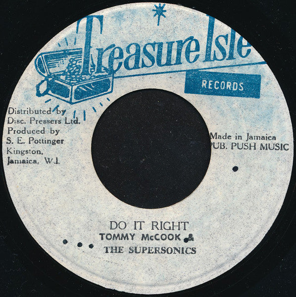 The Three Tops : It's Raining / Do It Right (7", RE)