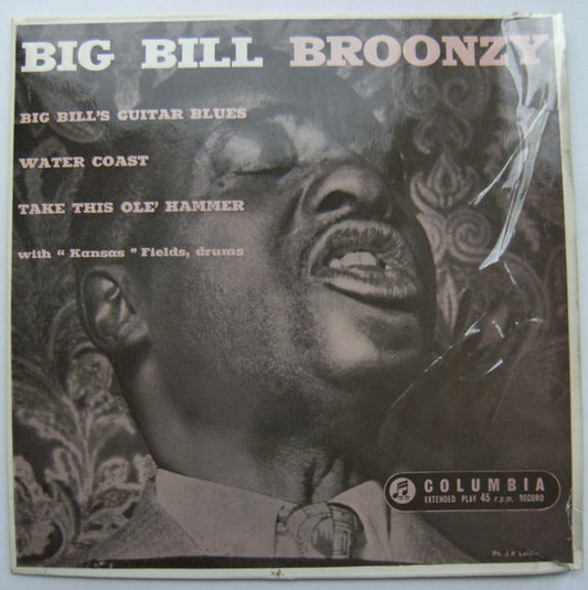 Big Bill Broonzy : Big Bill's Guitar Blues (7", EP)