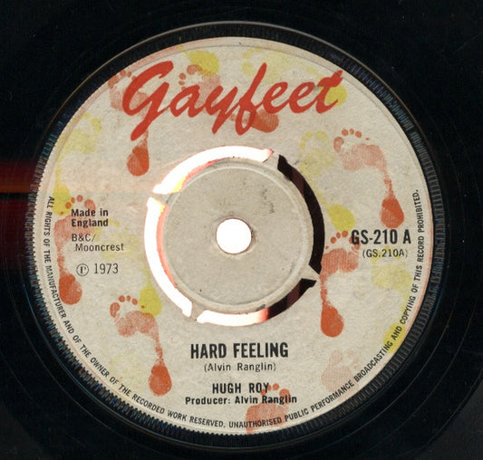 U-Roy : Hard Feeling (7")