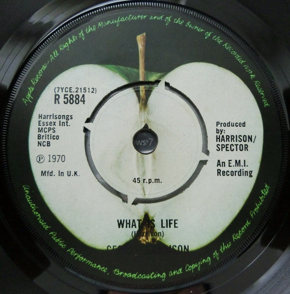 George Harrison : My Sweet Lord (7", Single, 4 P)