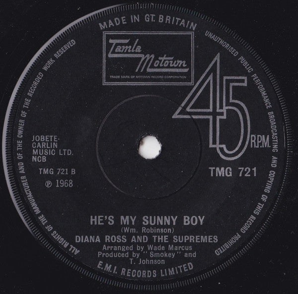 The Supremes : Someday We'll Be Together (7", Single, Mono, Sol)