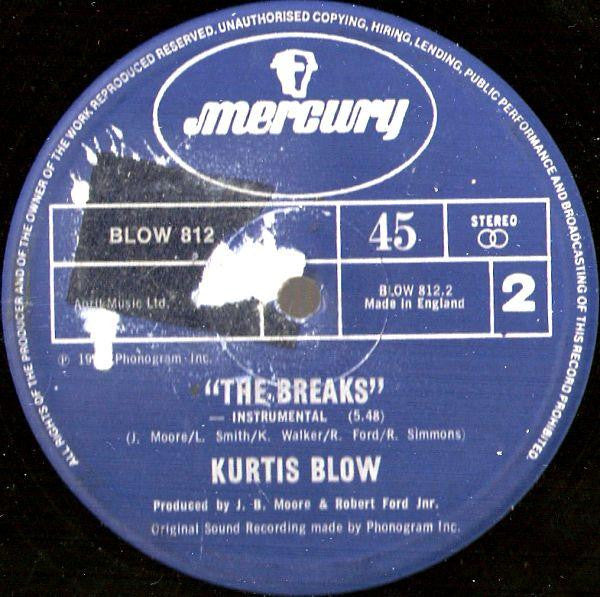 Kurtis Blow : The Breaks (12", Single)