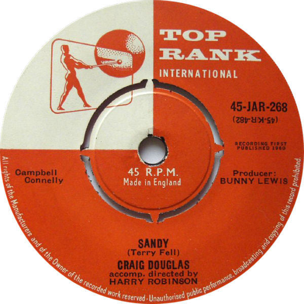 Craig Douglas (2) : Pretty Blue Eyes (7", Single, Pus)