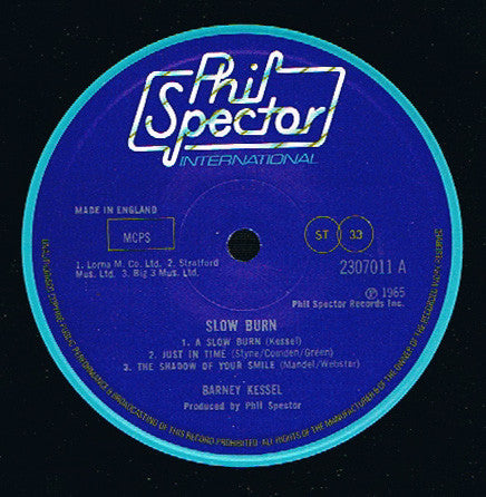 The Barney Kessel Trio : Slow Burn (LP, RE)