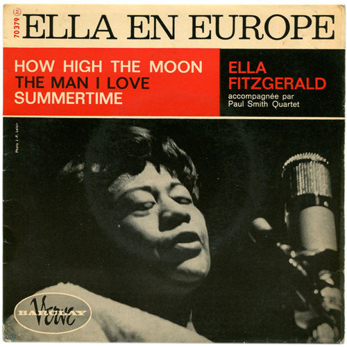 Ella Fitzgerald Accompagnée Par Paul Smith Quartet : Ella En Europe (7", EP, RP)