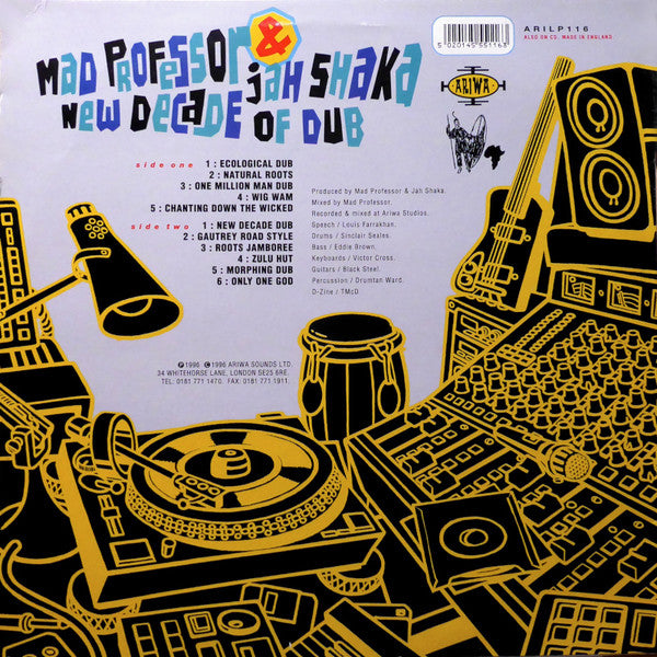 Mad Professor & Jah Shaka : New Decade Of Dub (LP)
