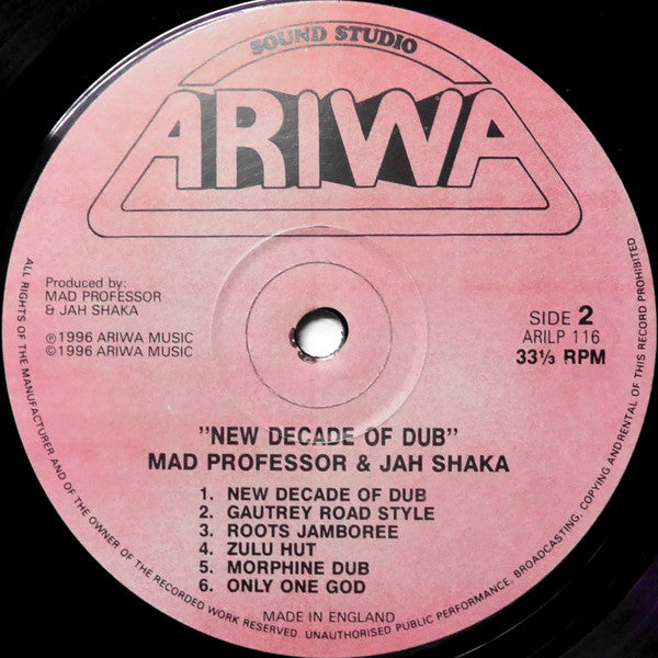 Mad Professor & Jah Shaka : New Decade Of Dub (LP)