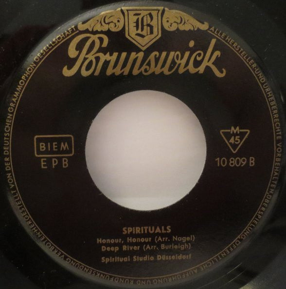 Spiritual Studio Düsseldorf : Spirituals (7", EP)
