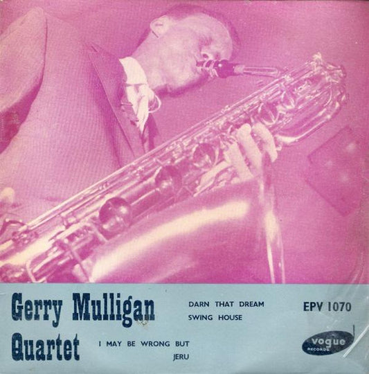 Gerry Mulligan Quartet : Gerry Mulligan Quartet (7", EP, RP)