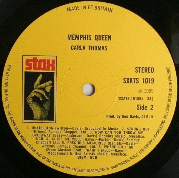 Carla Thomas : Memphis Queen (LP, Album)