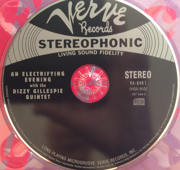 Dizzy Gillespie Quintet : An Electrifying Evening With The Dizzy Gillespie Quintet (CD, Album, RE, Dig)