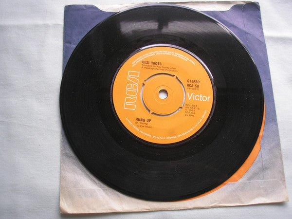 Sugar Minott / Desi Roots : Good Thing Going / Hung Up (7", Single, Ora)