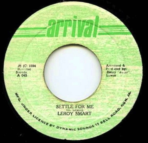 Leroy Smart : Settle For Me (7")