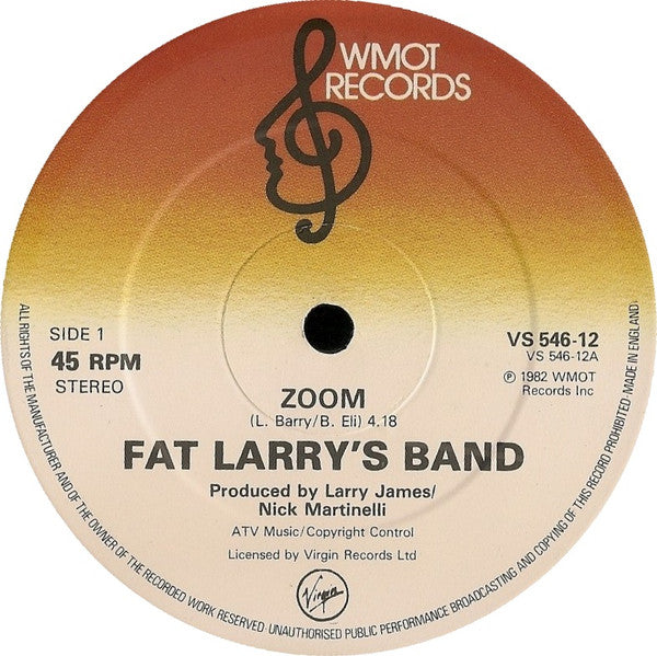 Fat Larry's Band : Zoom (12")