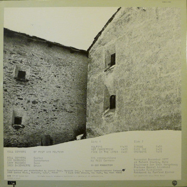 Bill Connors : Of Mist And Melting (LP, Album)