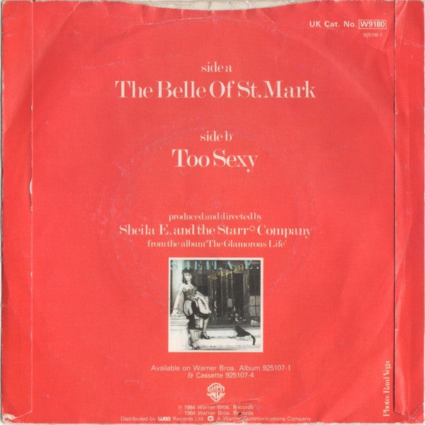 Sheila E. : The Belle Of St. Mark (7", Single, Sil)
