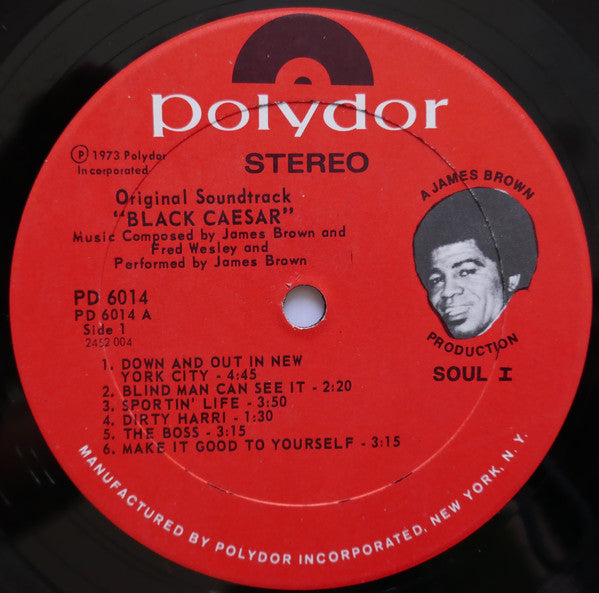 James Brown : Black Caesar (LP, Album, Fol)