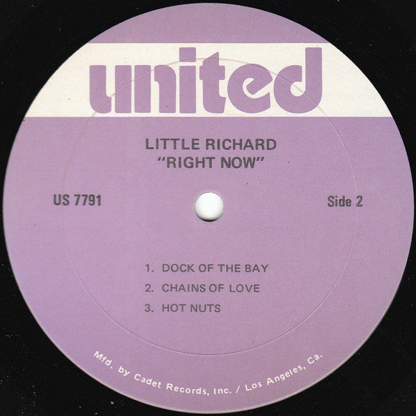 Little Richard : Right Now! (LP, Album)