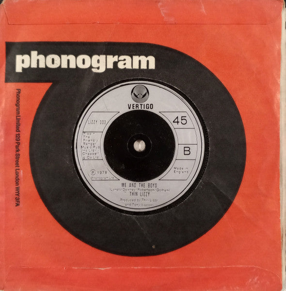 Thin Lizzy : Rosalie/ (Cowgirls' Song) (7", Single, Com)