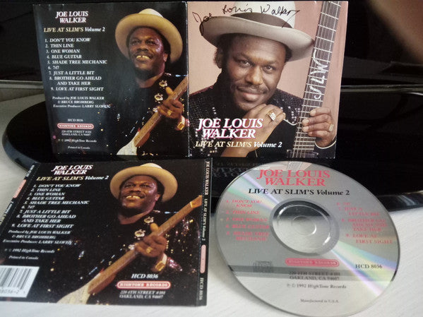Joe Louis Walker : Live At Slim's Volume 2 (CD, Album)