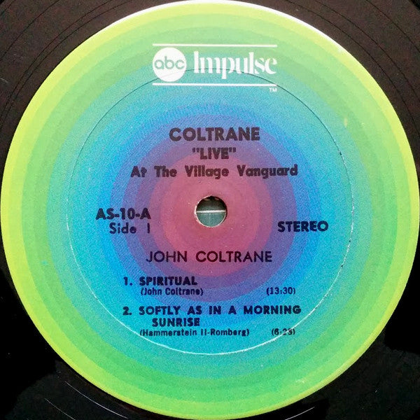 Coltrane* : "Live" At The Village Vanguard (LP, Album, RE, Gat)