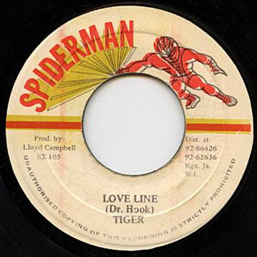 Tiger : Love Line (7")