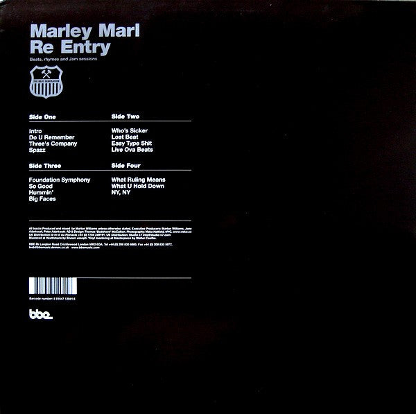 Marley Marl : Re-Entry (2xLP, Album)
