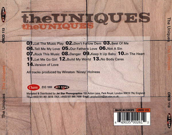 The Uniques : The Uniques (CD)