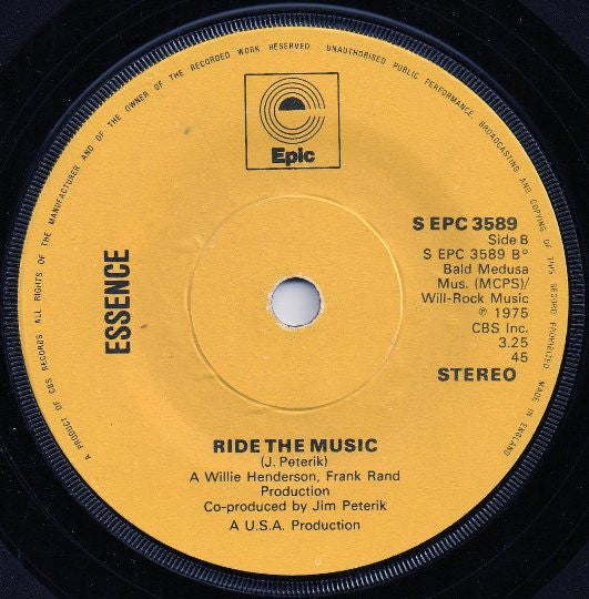 Essence (30) : Sweet Fools (7")