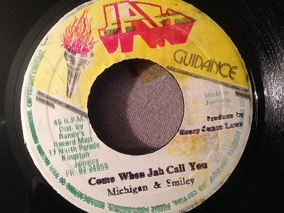 Michigan & Smiley : Come When Jah Call You (7")