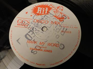 Barbara Jones, Jah Stone : My Boy Lolipop & Kojak Dub (12")