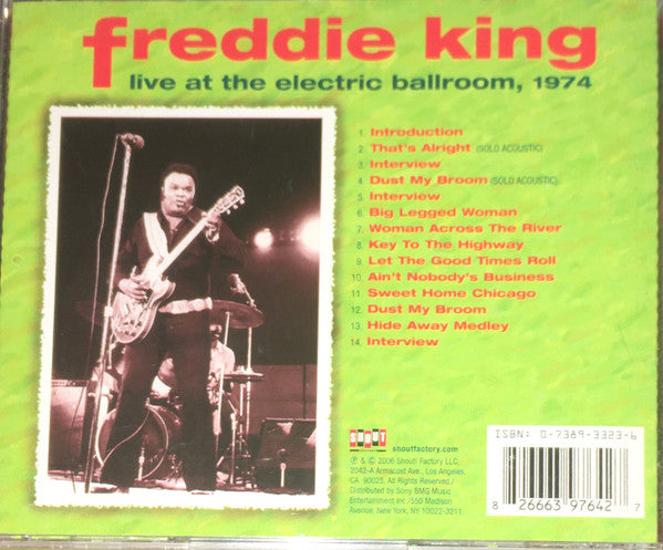 Freddie King : Live At The Electric Ballroom, 1974 (CD, Album, RE)