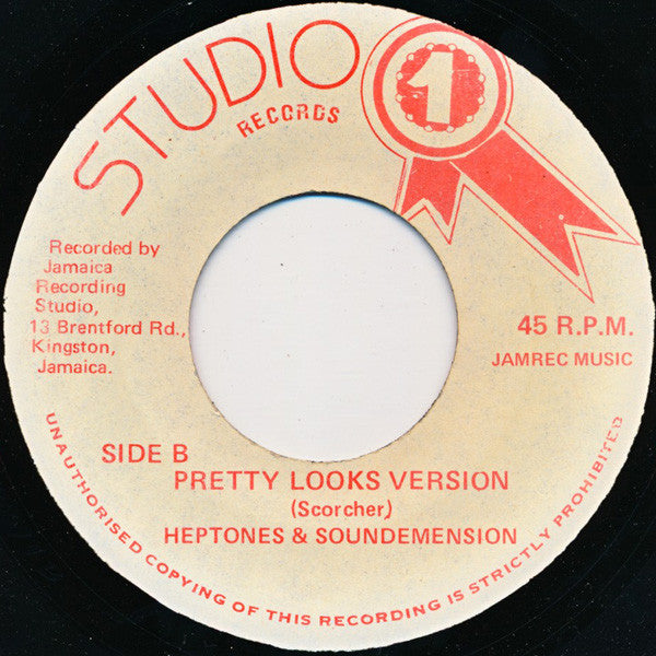 The Heptones : Pretty Looks (7", RE)