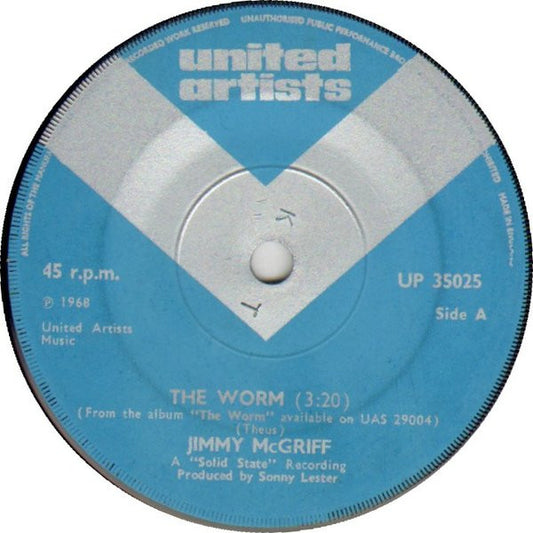 Jimmy McGriff : The Worm (7", Single)
