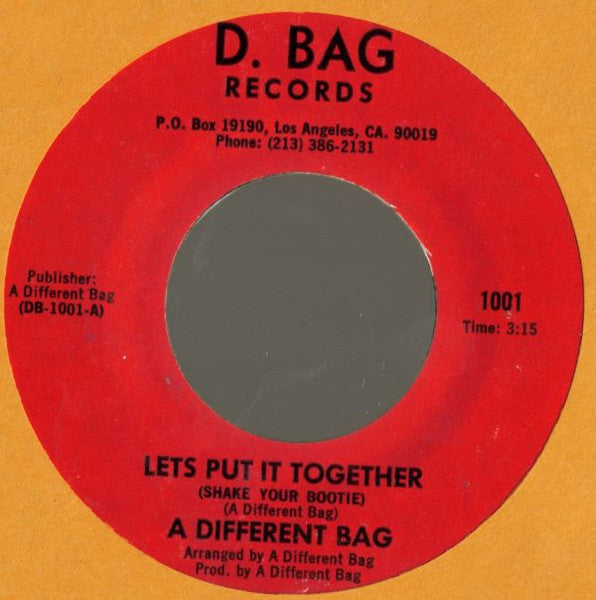 A Different Bag : Lets Put It Together / Track Down (7")