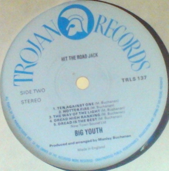 Big Youth : Hit The Road Jack (LP)