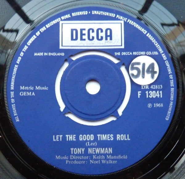 Tony Newman : Soul Thing (7", Single)