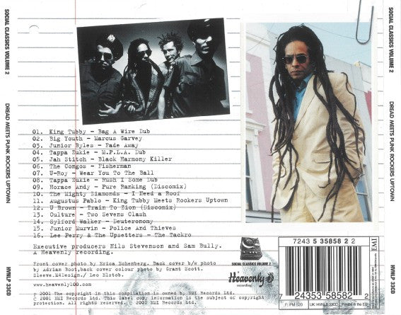 Don Letts : Dread Meets Punk Rockers Uptown (Social Classics Volume 2) (CD, Comp)